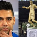 El “Tigre” Falcao ya tiene estatua en Bahía Concha